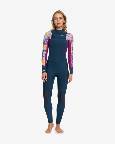 Traje neopreno Roxy Swell Series 4/3mm azul mujer