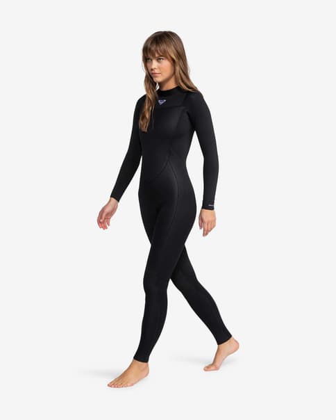 Traje neopreno Roxy Performance 4/3 mm negro mate mujer