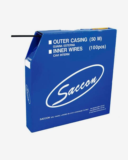 Funda cable cambio Saccon MTB/carretera 50m 4mm negro