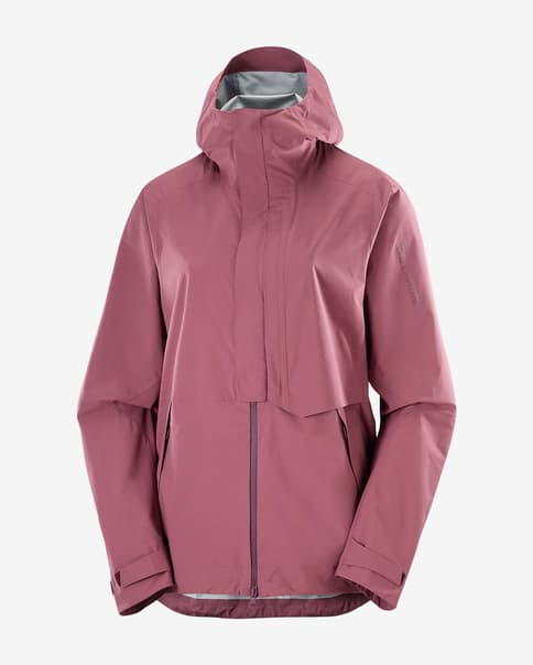 Salomon Outerpath Pro 2.5L jack met capuchon roze vrouw