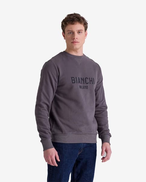 Sudadera Santini Bianchi Milano Fan gris oscuro