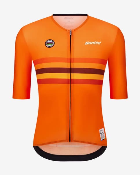 Maillot Santini x UCI World Champion Nederland manga corta - Corte Slim