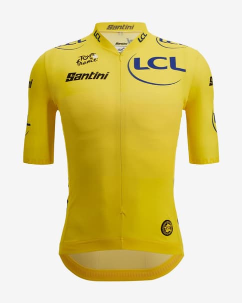Maillot jaune Tour de France 2025 - Leader Classement Général manches courtes - Coupe Sleek
