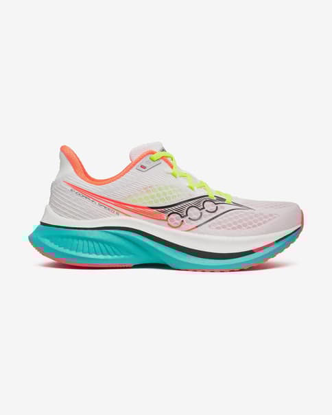 Saucony Endorphin Speed 5 løbesko hvid orange turkis