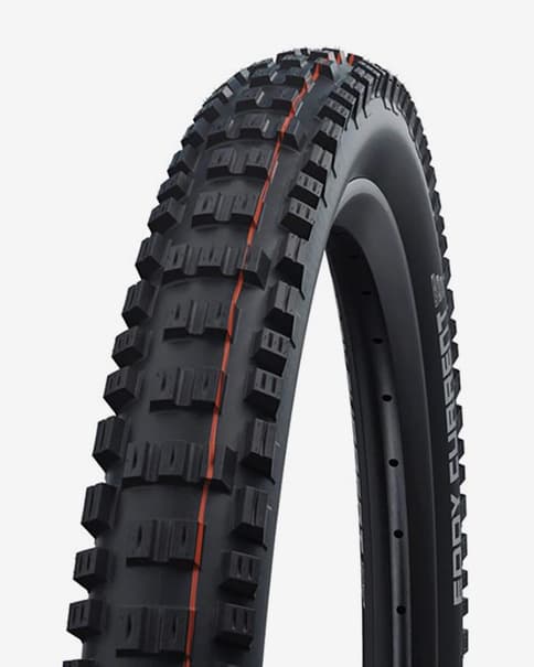 Schwalbe Eddy Current Voorband HS 496 B Super Trail Tubeless Easy vouwband zwart