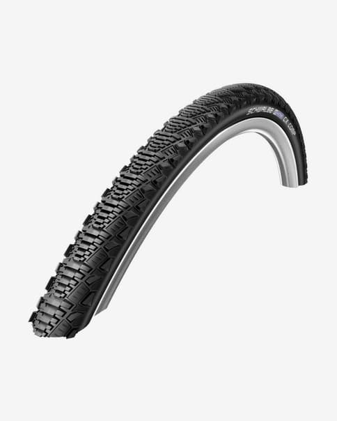 Cubierta rígida Schwalbe CX Comp 20x1.75 LiteSkin Reflectante negro