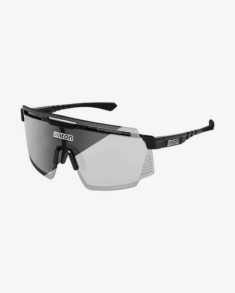Scicon Aerowatt Brille schwarz mit transparentem photochromatischem Glas