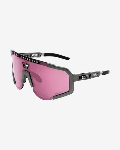 Gafas Scicon Aeroscope gris con lente rosa