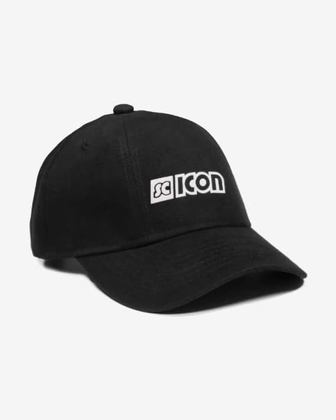 Gorra Scicon Baseball negro logo
