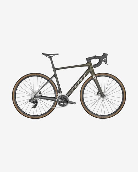 Bicicleta Carretera Scott Addict 10 verde oscuro
