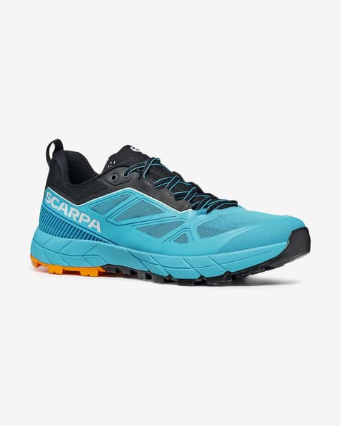 Zapatillas Scarpa Rapid azul negro naranja