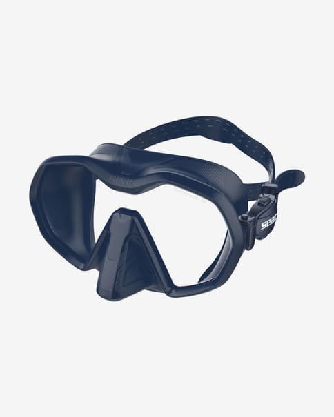 Máscara de buceo Seac Icona con lente transparente azul marino