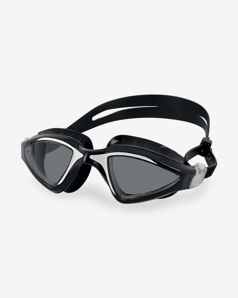 Gafas de natación Seac Lynx negro blanco con lentes tintadas