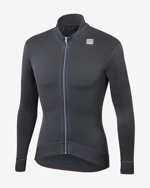 Maillot Sportful Monocrom Thermal manga larga gris oscuro