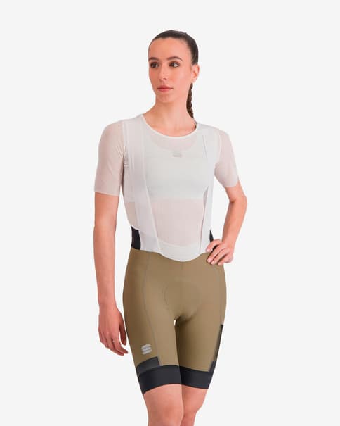 Culote Sportful SuperGiara beige mujer