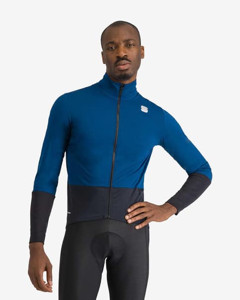 Chaqueta Sportful Total Comfort azul absoluto negro