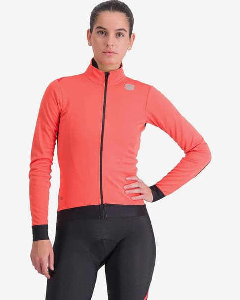 Chaqueta fina cortavientos Sportful Fiandre Medium GORE-TEX INFINIUM™ rojo pomelo mujer