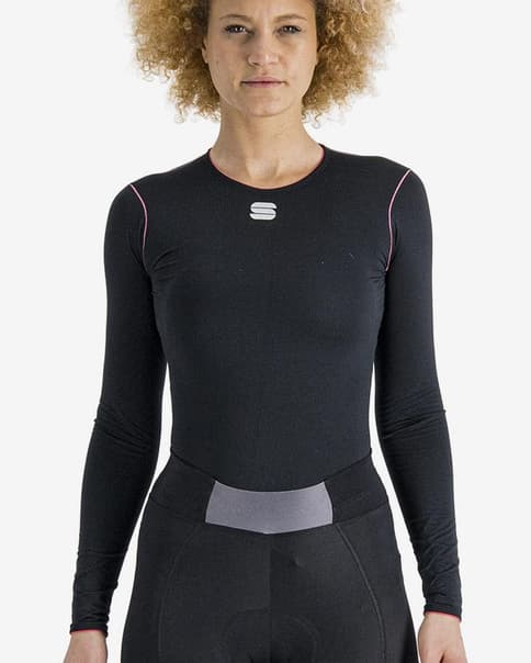 Camiseta interior Sportful Mid manga larga negro mujer