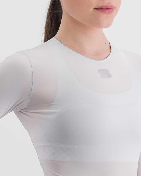 Camiseta interior Sportful Mid manga larga blanco mujer