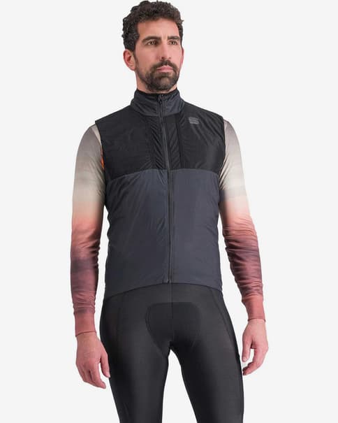 Chaleco cortavientos Sportful Giara negro intenso