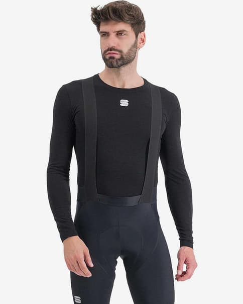 Camiseta interior Sportful Merino manga larga negro intenso