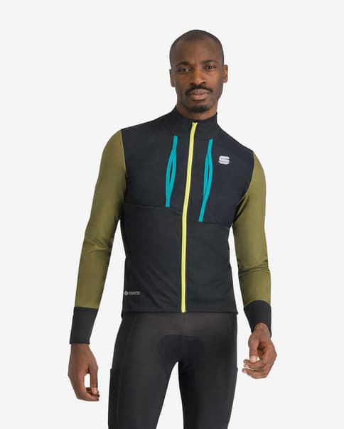 Chaqueta Sportful SuperGiara GORE-TEX INFINIUM™ negro puro verde