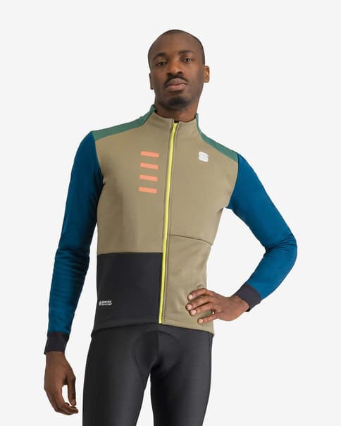 Chaqueta Sportful Tempo GORE-TEX INFINIUM™ beige claro azul