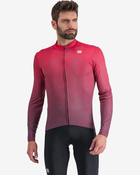 Maillot Sportful Rocket Thermal manga larga rojo lila