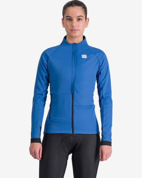 Chaqueta Sportful Super GORE-TEX INFINIUM™ azul luminoso mujer
