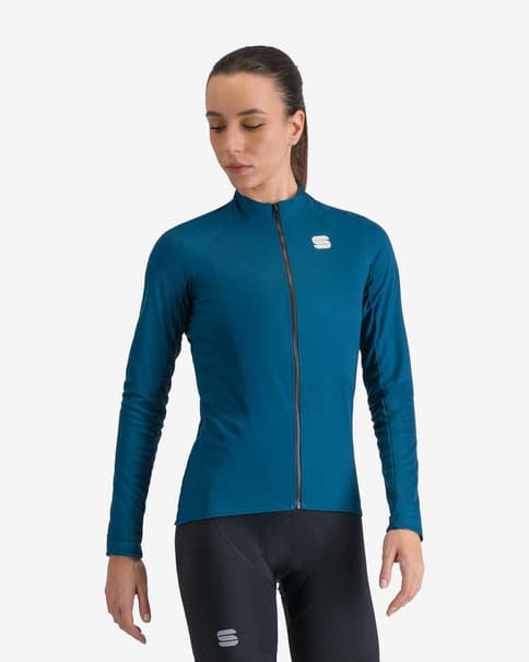 Maillot Sportful Matchy Thermal manga larga azul mate negro mujer