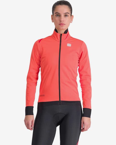 Chaqueta Sportful Fiandre GORE-TEX INFINIUM™ rojo pomelo mujer