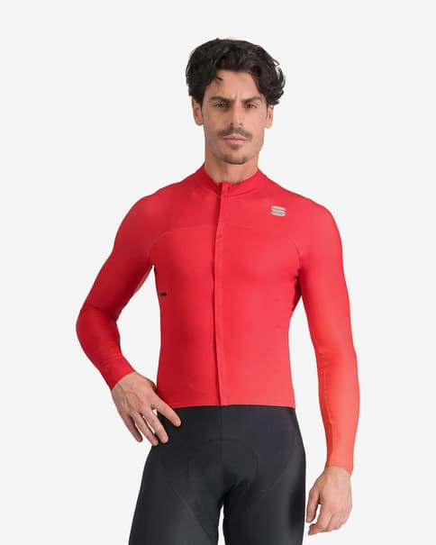 Maillot Sportful Bodyfit Pro Thermal manga larga rojo intenso