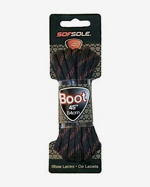 Lacets Sof Sole Tan Waxed 114 cm noir clair