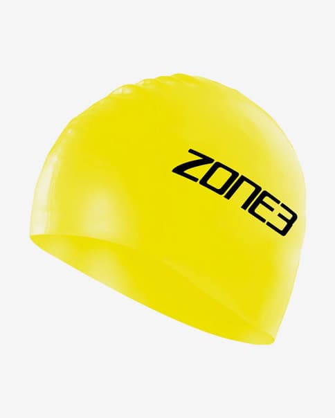 Gorro de natación Zone3 Silicone Swim Cap amarillo