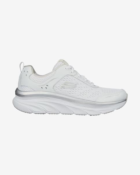 Skechers D'Lux Walker Shoes Bright White Women 