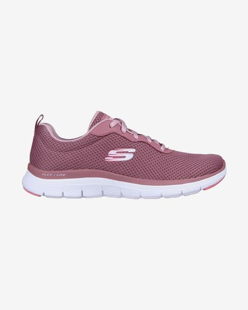 Chaussures Skechers Flex Appeal 4.0 Brilliant View grenat femme