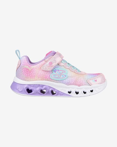 Skechers Flutter Heart Lights - Simply Love Kinder Sneaker glänzend-rosa