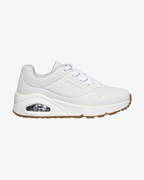 Skechers Uno - Stand On Air Kinder Sneaker weiß
