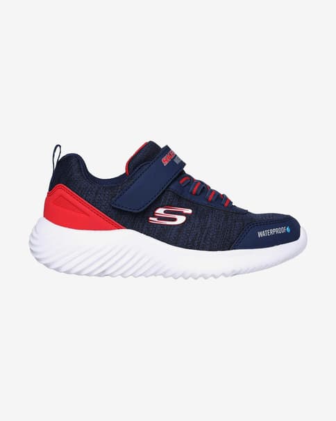 Skechers Bounder - Dripper Drop Jungen Sneaker marineblau/rot