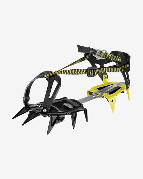 Crampones Salewa Alpinist Walk negro amarillo