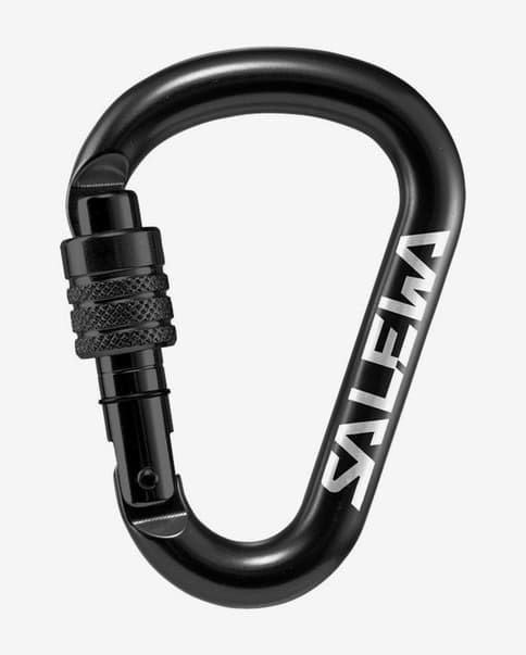 Mosquetón Salewa HMS Screw G2 negro