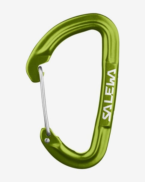 Mosquetón Salewa Hot G3 Wire verde