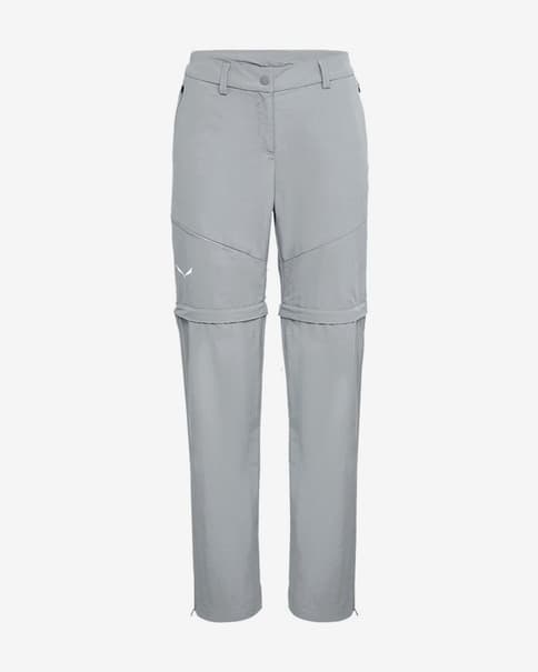 Pantalón convertible Salewa Isea 2/1 gris mujer