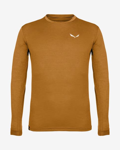 Camiseta Salewa Puez Melange Dry manga larga marrón claro
