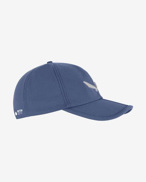 Gorra Salewa Fanes Fold azul blanco