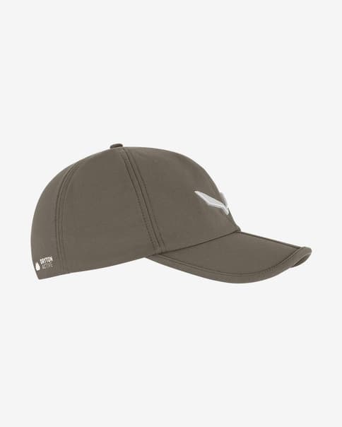 Gorra Salewa Fanes Fold marrón blanco