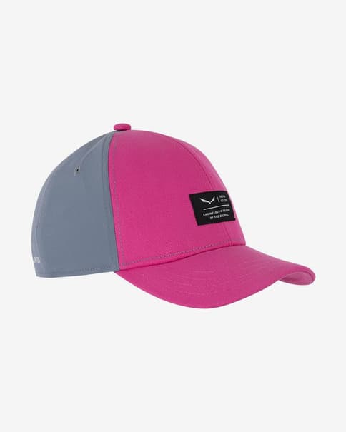 Gorra Salewa Logotipo rosa infantil
