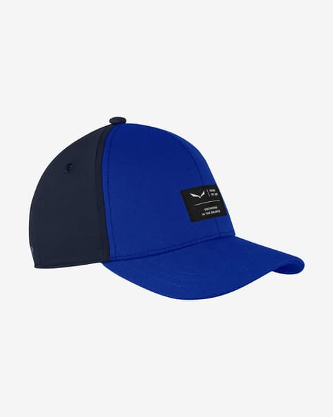 Gorra Salewa Logotipo azul oscuro negro infantil