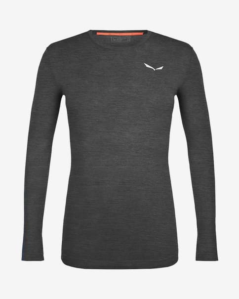 Camiseta interior Salewa Zebru Fresh AMR manga larga negro