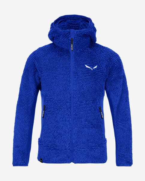 Forro polar con capucha Salewa Puez Highloft 2 azul infantil